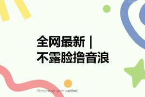 全网最新不露脸撸音浪,跑通自动化成交闭环,实现出单+收徒收益最大化【揭秘】