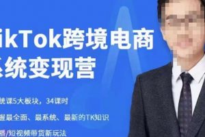 嘉伟5月新课《TiKToK跨境电商变现营》跨境电商系统传授TikTok玩法,从小白到高手,真正的电商实战课程