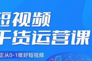 小龙社长·短视频干货运营课,真正从0-1做好短视频